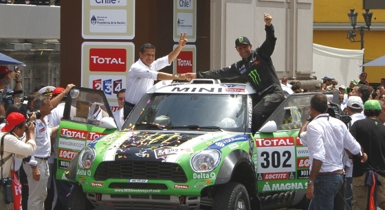 Peterhansel 10e in Dakar 2012