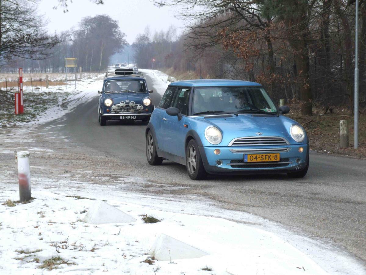 Winterrit, Mini's in de sneeuw