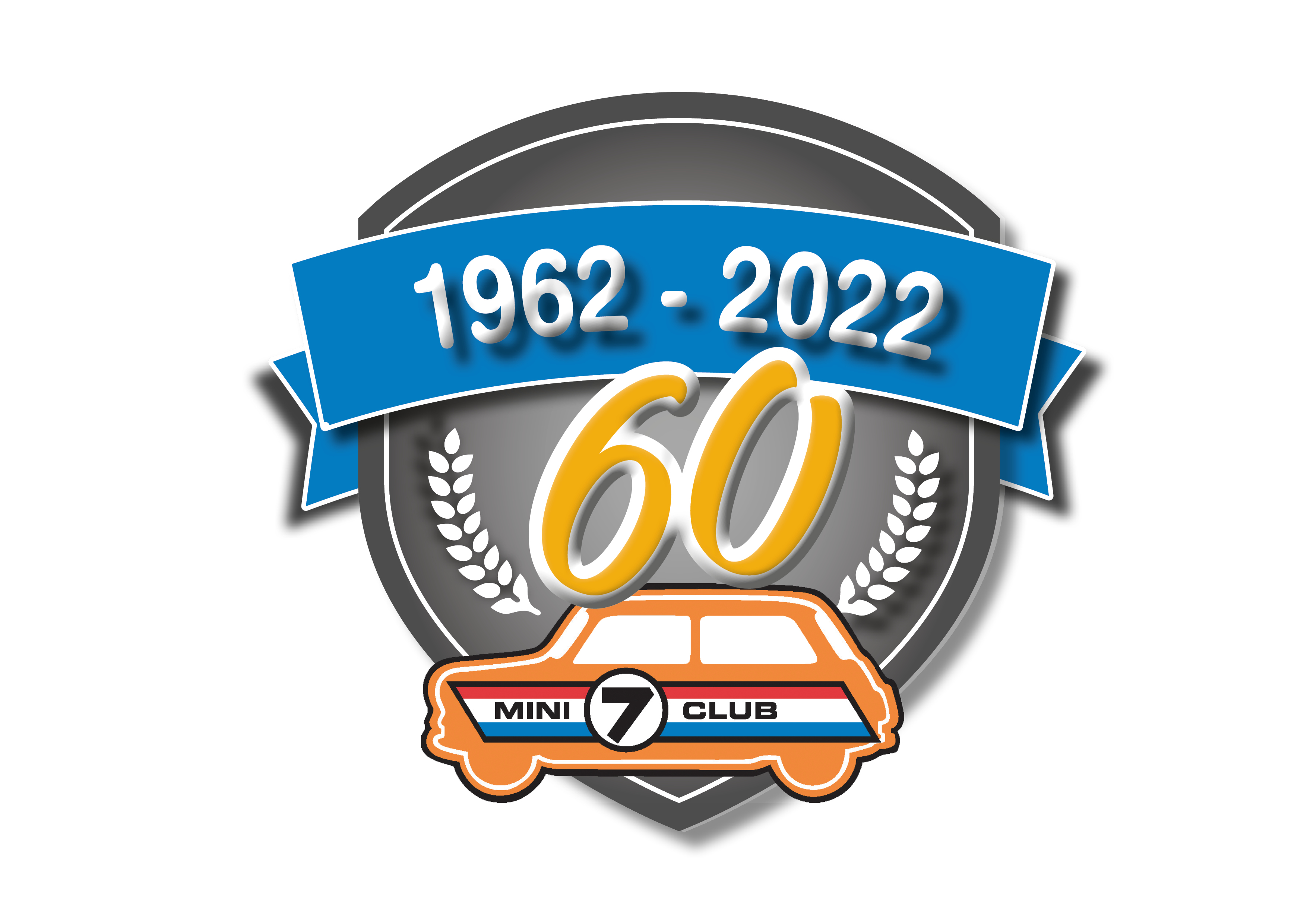Logo 60 jaar Mini Seven Club Nederland