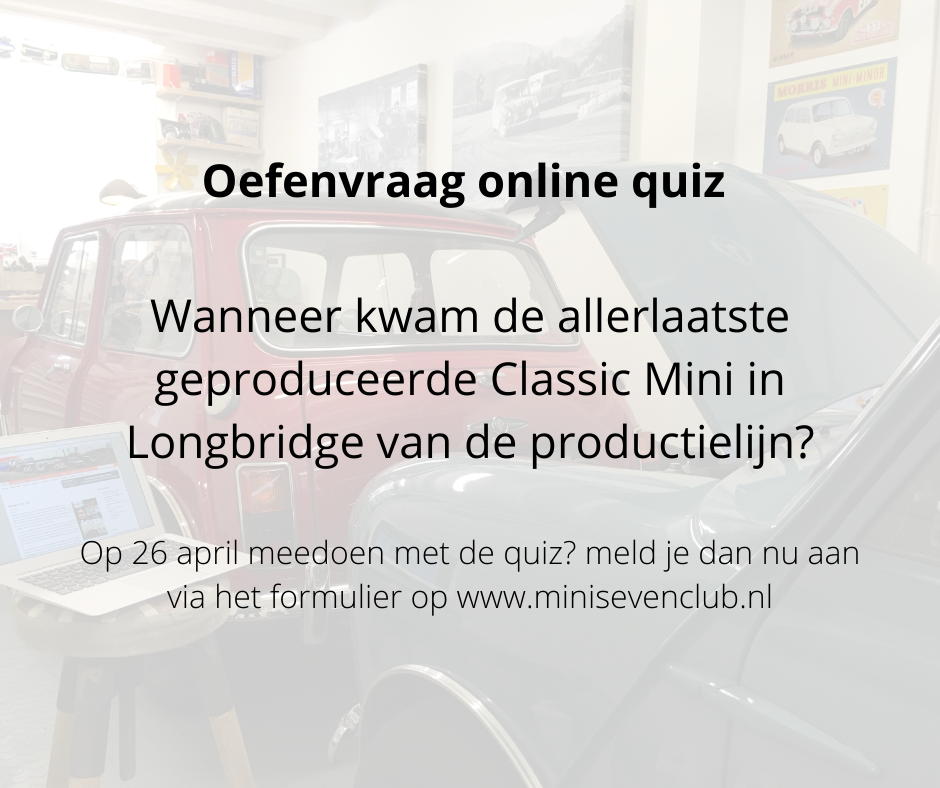 Quiz voorbeeldvraag 1