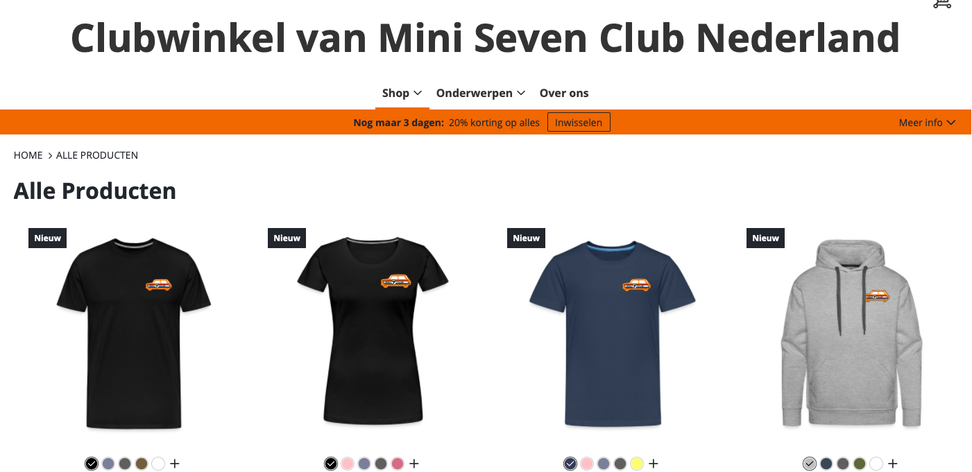 Foto Clubwinkel Mini Seven Club Nederland