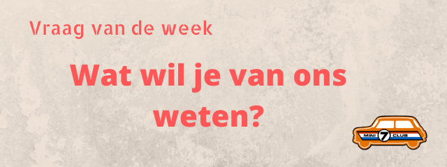 Wat wil je van ons weten?