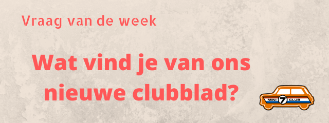 Wat vind je van ons clubblad?