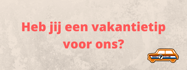 Vraag van de week: Heb jij een vakantietip voor ons?