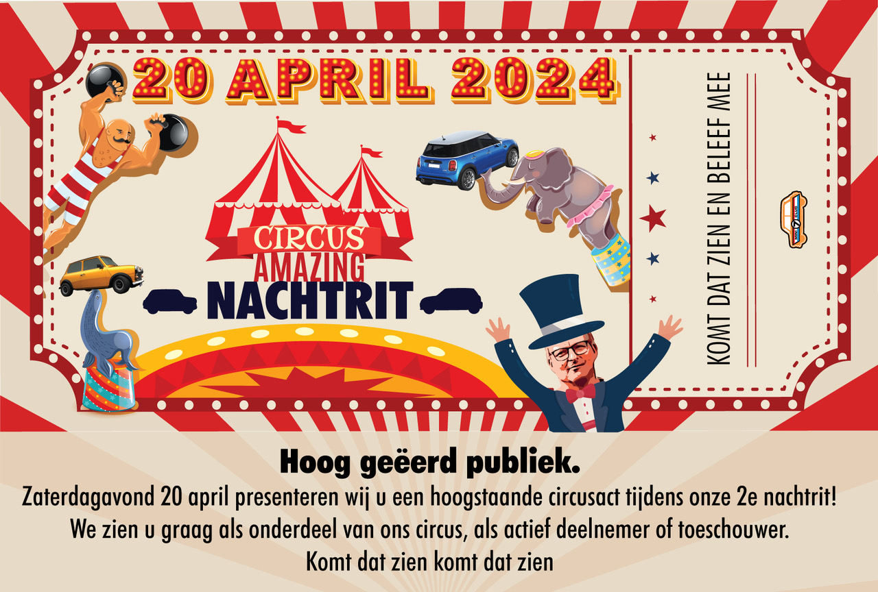 Uitnodiging voor nachtrit op 20/4/24 in Drentha