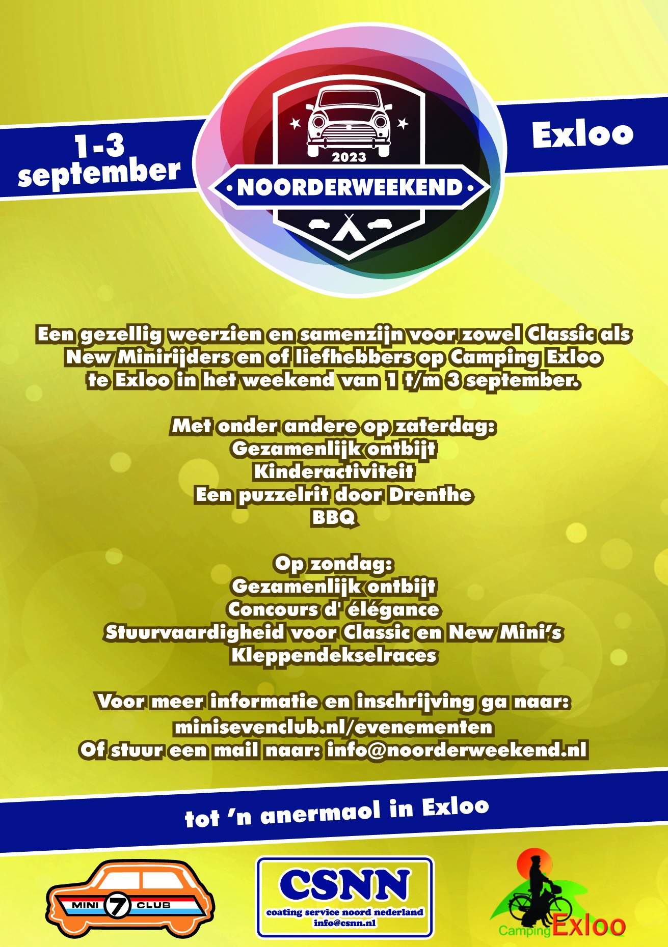 Programma Noorderweekend