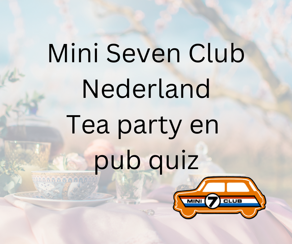 Uitnodiging Tea party en Pub quiz