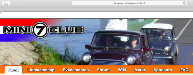 Voorpagina website Voorpagina website