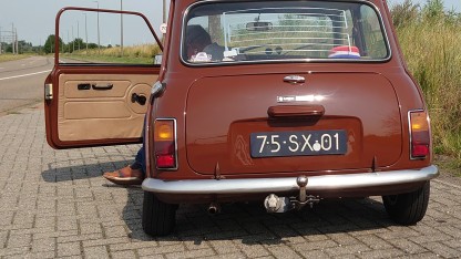 achter, linker deur open