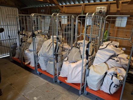 Ledenpresentjes zijn ingepakt