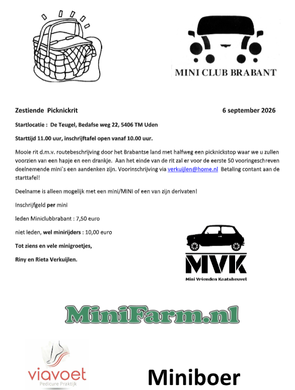 uitnodiging picnicrit